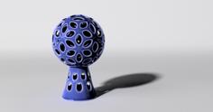 Recursive Holey Sphere 3D Printer Model