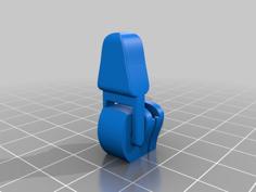 Print In Place Zipper Pull And Slider 3D Printer Model