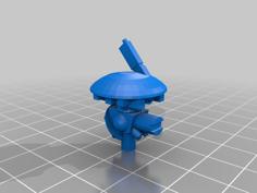 Space Alien Support Drones 3D Printer Model