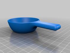 Pet Food Scoop That Won’t Break 3D Printer Model