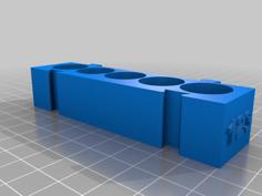 Modular CR123 Battery Holder 3D Printer Model