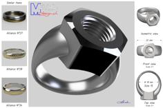 Bague-Ecrou 3D Printer Model