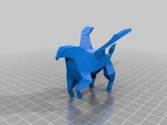 Low Poly Hippogriff 3D Printer Model