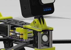 Duo 50 Freestyle Frame – GoPro Action Camera Mount 3D Printer Model