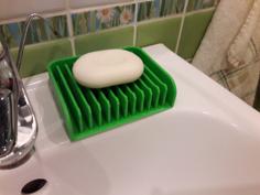 Soap Holder With Water Drain 3D Printer Model