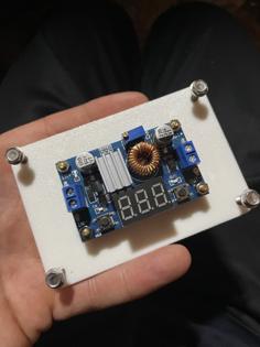 Buck Converter Mounting Board 3D Printer Model