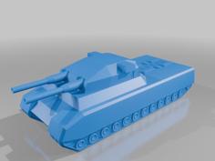 Landkreuzer P.1000 Ratte – Ultraheavy Tank Concept 3D Printer Model