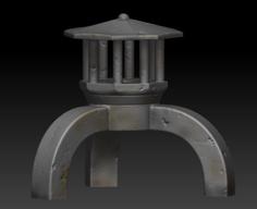 Japanese Garden Lantern 3D Printer Model