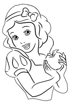 Snow White Stencil 10 + 2D 3D Printer Model