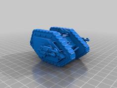 15mm Remixed Land Raider 3D Printer Model