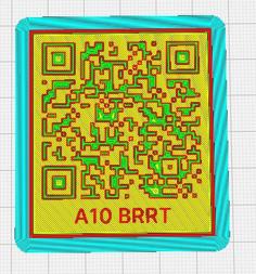 A10 WARTHOG Brrrrrrrt QR 3D Printer Model