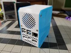 Mini Desktop Case For Raspberry Pi 4 With Makerbase “UPS” 18650 Power Supply 3D Printer Model