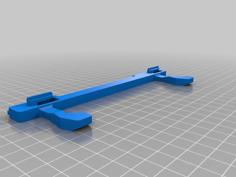 Microwave Door Latch SHARP 3D Printer Model