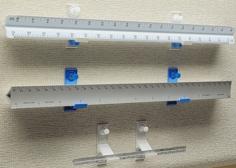 Tackboard Ruler Holder 3D Printer Model