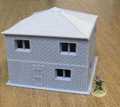 20mm Remix: Two Story Bldg-1     Updated 10/10/24 3D Printer Model