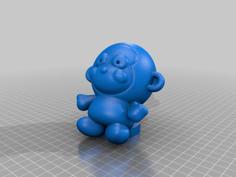 Monkey QQ 3D Printer Model