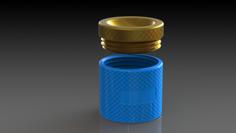 Small Threaded Container 3D Printer Model