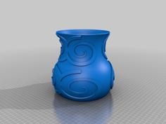 Vase Spiral Ornament 3D Printer Model