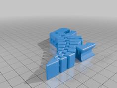 Flexi Rex With Stronger Links 3D Printer Model