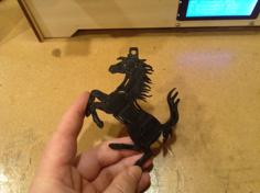 Ferrari Keychain 3D Printer Model