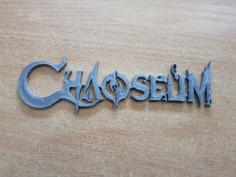 Chaoseum Logo 3D Printer Model