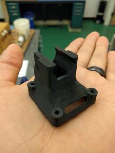 Lulzbot Hexagon 40mm Fan Mount (Shroud) 3D Printer Model