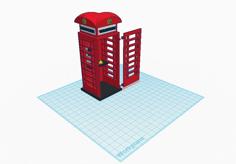 UK Telephone Booth 3D Printer Model