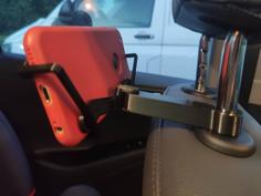 Gravity Phone Holder For Rear Seat Car Passengers 3D Printer Model