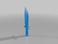 Roblox Knife 3D Printer Model