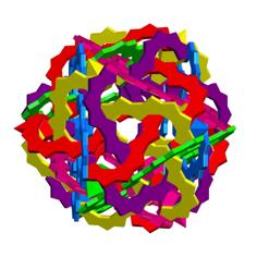 KEPLER STAR DODECAHEDRAL POLYKNOT 1 3D Printer Model