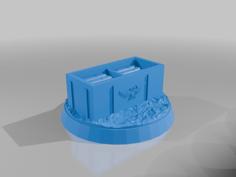 Objective Marker – Ammo Crate – 40mm Base 3D Printer Model