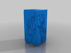 Samurai Themed M-ATX Vertical Pc Case 3D Printer Model