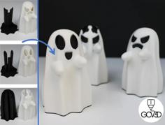 Ghosties – Single Extruder-Dual Color 3D Printer Model