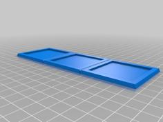 50×50 Movement Tray For 40×40 Bases 3D Printer Model