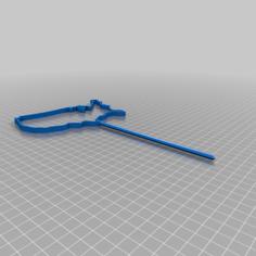 USA Cake Topper 3D Printer Model