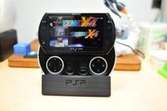 PSP GO Stand 3D Printer Model