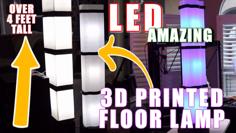 FLOOR LAMP | LED Lighted | Smart ALEXA – Google Light 3D Printer Model