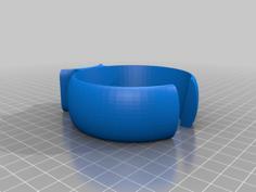 EQ6 Tripod Cup Holder. Velcro Mount 3D Printer Model