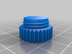 Filament Feed Tube End Cap 3D Printer Model