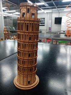 Laser Cut Torre De Pisa