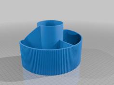 Brush Holder With Slide Catches 3D Printer Model