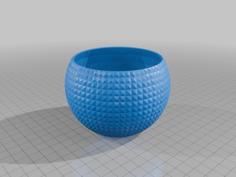 Diamond Plant Pot 3D Printer Model