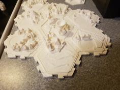 Catan Interlocking Tile Base (no Magnets) 3D Printer Model