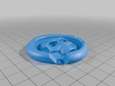 Space Marine Purity Seal Badge Magnet 3D Printer Model