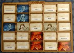 Codenames Grid, Laser Cut