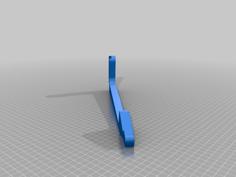 Adjustable Tablet Stand 222mm Gap Platform 3D Printer Model