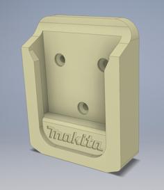 Makita Battery Mount/holder (wall Mount) 3D Printer Model