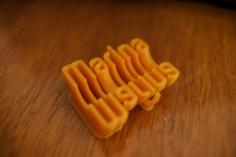 Round Text Sculpture 3D Printer Model