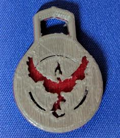 Team Valor Keyfob 3D Printer Model