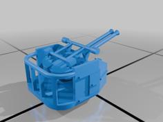 1/700 PLAN Type 76 37mm AA Gun 3D Printer Model